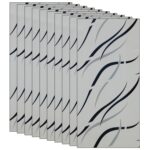 Set 30 x tapet autoadeziv imitatie marmura NEXTLY, waterproof, ajustabil, adeziv puternic, usor de montat, suprafata acoperire 5.4 mp, 30x60 cm, 2mm grosime PH002