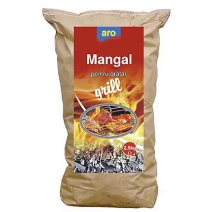 Carbune pentru gratar si camping, Mangal, 2.5 kg, Aro