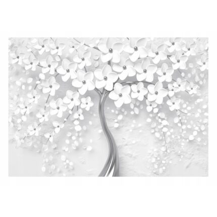 Fototapet 3D Flori Floral 368x254 cm, Vlies Tapet, Pentru Dormitor Camera De Zi Living