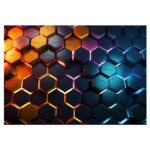 Fototapet Copii Hexagon Gaming 400x280 cm