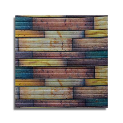 Tapet 3D Autoadeziv, design modern, usor de curatat, 70x70cm, D3600, model caramida, multicolor