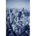 Tablou DualView Startonight New York din elicopter, luminos in intuneric, 80 x 120 cm