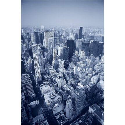 Tablou DualView Startonight New York din elicopter, luminos in intuneric, 80 x 120 cm