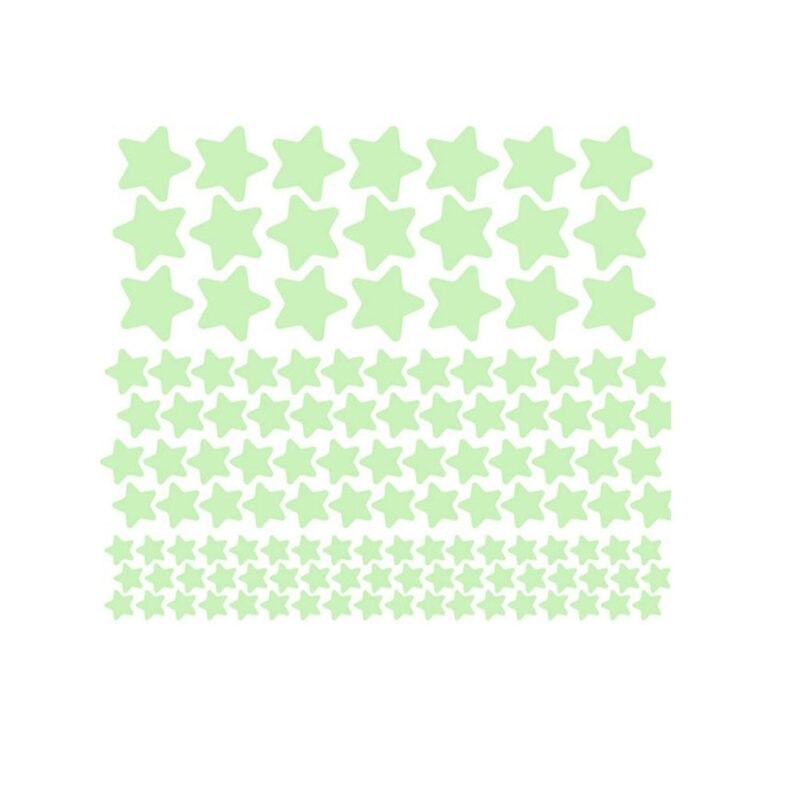 Stickere perete Glow in the dark Luxer, Stelute Fosforescente, 3 folii, 452 piese