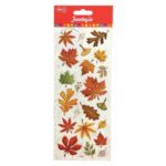 Abtibilduri DACO Fantezie, Model Frunze, 22 Buc/Set, Multicolor