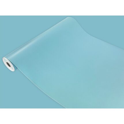 Folie autocolanta pentru mobila de bucatarie, taiate la dimensiune, 45 x 25 cm, DecoMeister®, Model Albstru Deschis Mat, T011-045-0025