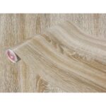 Folie autoadeziva pentru fronturi de bucatarie stejar sonoma deschis, 90 x 25 cm, DecoMeister®, C095-090-0025