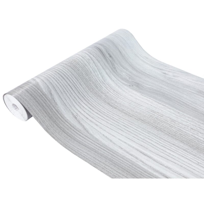 Folie autocolanta rezistent la apa stejar gri deschis, 90 x 210 cm, DecoMeister®, C110-090R0210