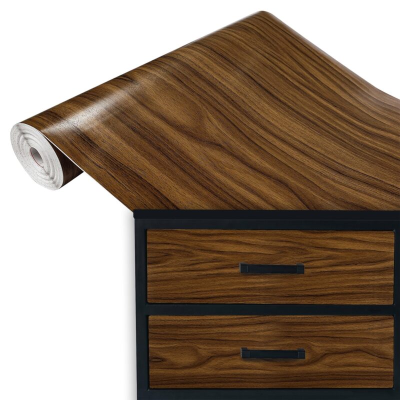 Autocolant pentru mobila, vanzare la metru, 45 x 100 cm, DecoMeister, Model Nuc Mediu, C026-045-0100
