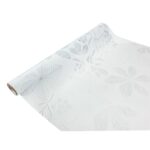 Folie geam sablare cu efect mat – static, 45 x 100 cm, DecoMeister®, Model Frunze De Castan, G048-045-0100S