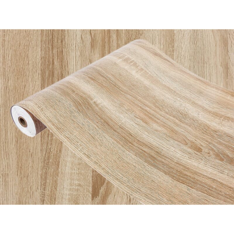 Tapet autoadeziv pentru usi stejar sonoma de lumina, 90 x 25 cm, DecoMeister®, B025-090-0025