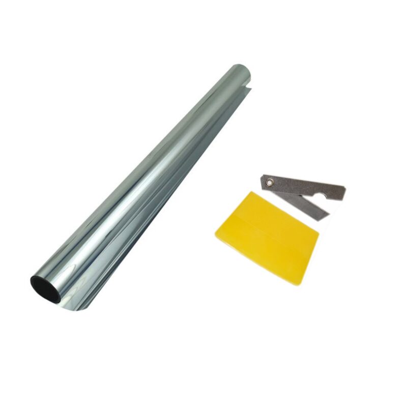 Autocoloant pentru geamuri interioare, Carmotion, Mirror Venetian K3, 75x300cm, Oglinda