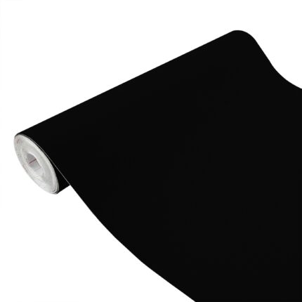 Autocolant pentru vitrina intr-un magazin de bijuterii, vanzare la metru, 45 x 100 cm, DecoMeister®, Model Velur Negru, A029-045-0100