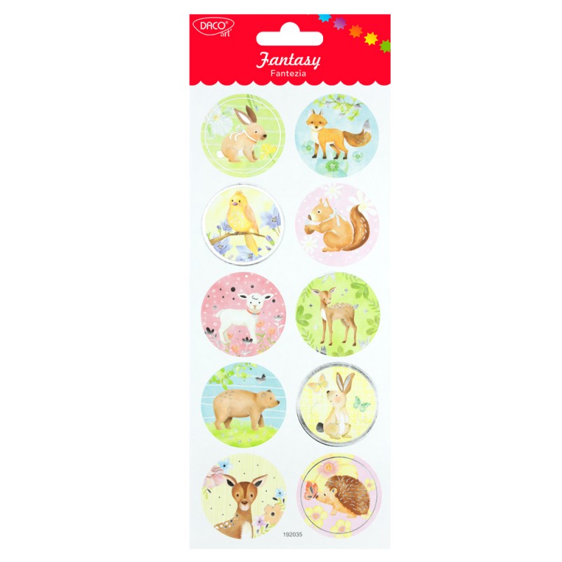 Abtibilduri, Daco, Fantezia, Multicolor, AB133