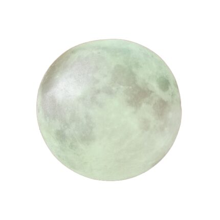 Sticker Decorativ Autocolant Luna Fosforescent, 22cm, Original Deals®