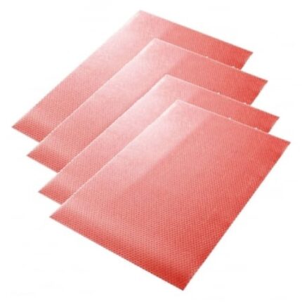 Folie de Protectie pentru Rafturile Frigiderului si Sertare Dulap, Material Anti-Derapant Premium, Set 4 Bucati, 30 x 45 cm, Roz, ORIGINAL DEALS