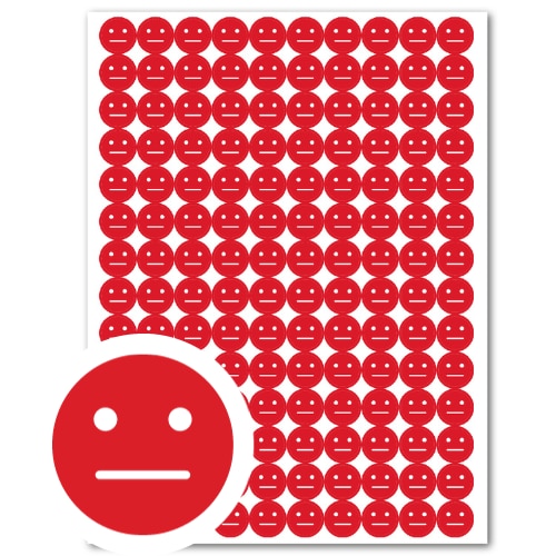 Autocolante motivationale cu fete zambitoare 140 buc EMOJI