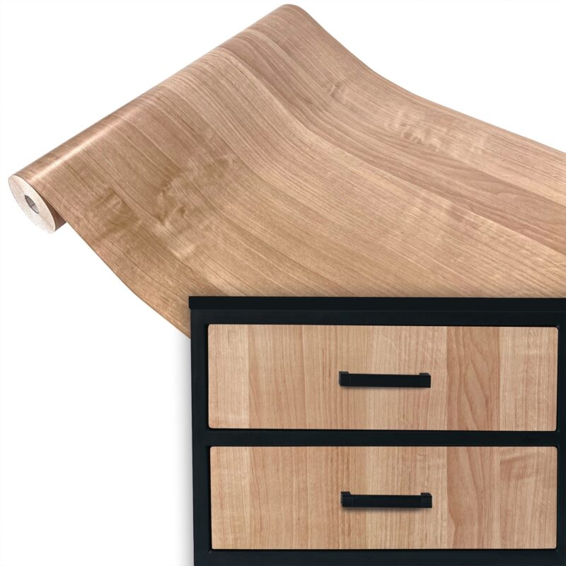 Autocolant mobila de bucatarie partea din fata, arin, vanzare la metru, 45 x 100 cm, DecoMeister®, U121-045-0100