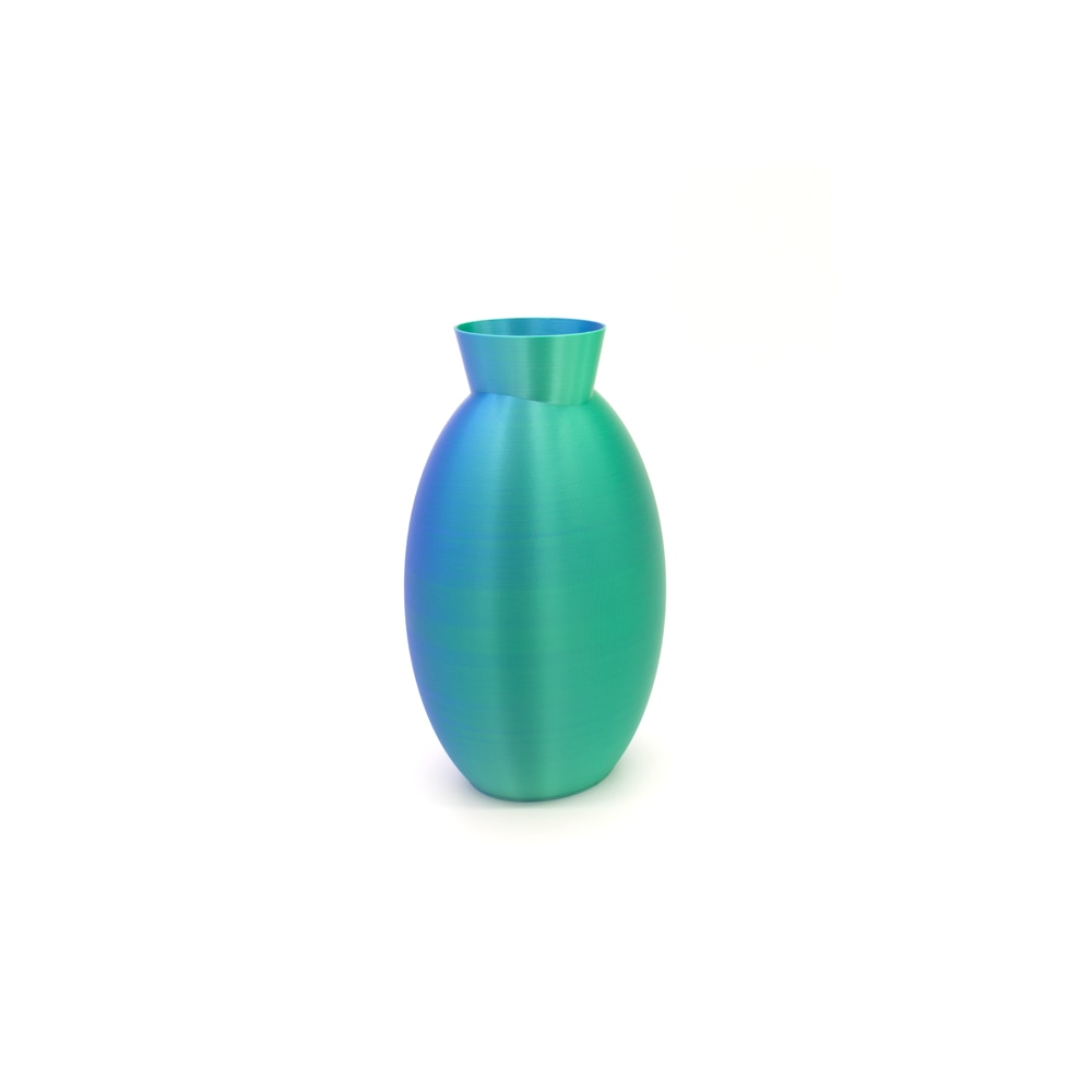 res_9c3195744b40f167b9a8c5bfb1a1b566 Vaza Rotunda Design Modern pentru Flori Naturale sau Artificale, Verde / Albastru, 20 x 12.5cm