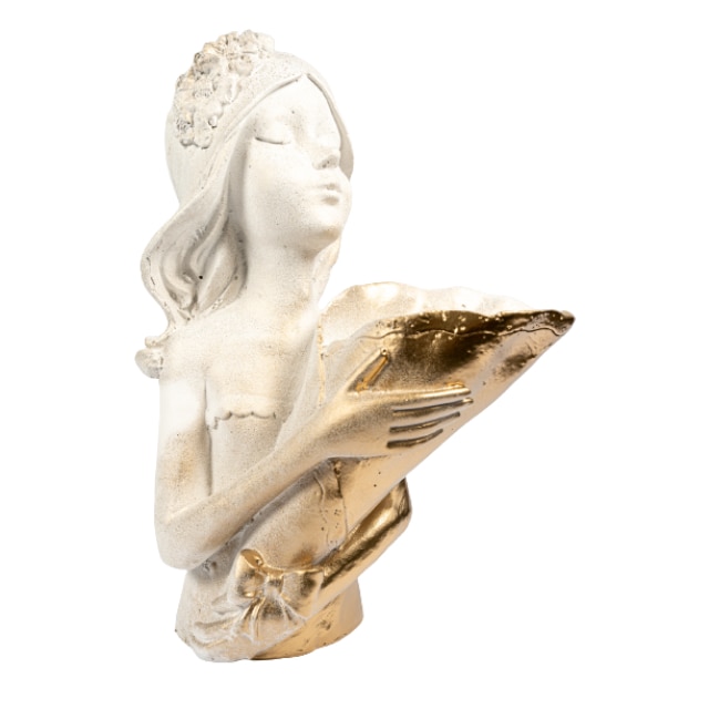 Vaza, Lady D, Alb, 35 x 20 cm