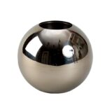 Vaza sfera din otel inoxidabil diametru 15 cm