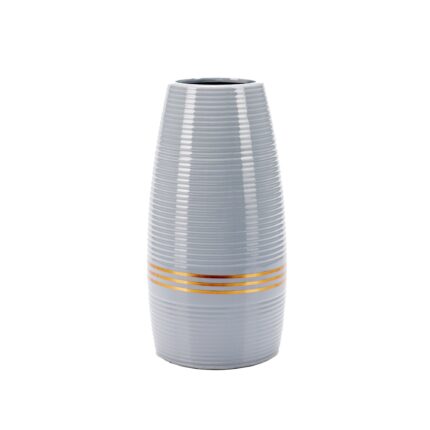 Vaza decorativa, Gri, 23 cm
