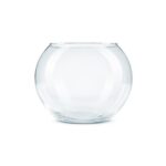 Bol decorativ, din sticla, 10 x 8 cm