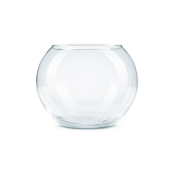 Bol decorativ, din sticla, 10 x 8 cm