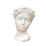 Vaza Venus Adonis, 15 cm, alb