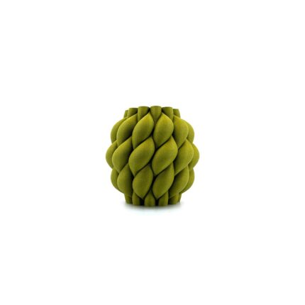 Vaza Decorativa, Model Harmony Grass Small, 14 cm X 14 cm, Verde
