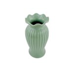 Vaza decorativa cu flori din ceramica "Lucia" 19.5х9, Verde