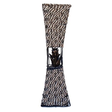 Vaza decorativa, Plastica, 14x42cm, Multicolor, M4