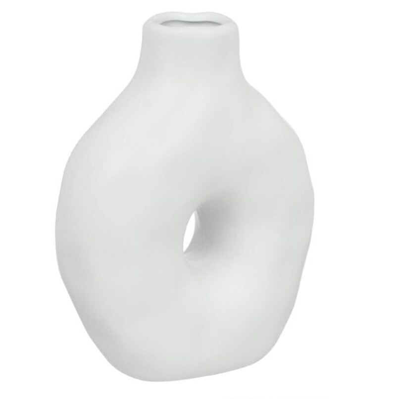 res_156d647bf10c59996f96a279a21cecb9 Vaza Decorativa Ceramica Alba Modern 15x7x20cm