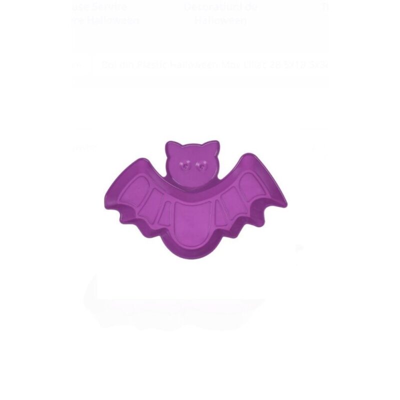 Bol din Plastic Halloween Mov Liliac 28.5x18.5x3cm