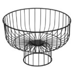 Fructera, Metal, 28x19 cm, Negru