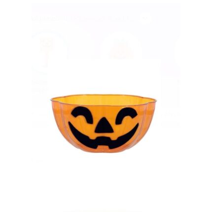 Bol din Plastic Dovleac de Halloween 27x12cm