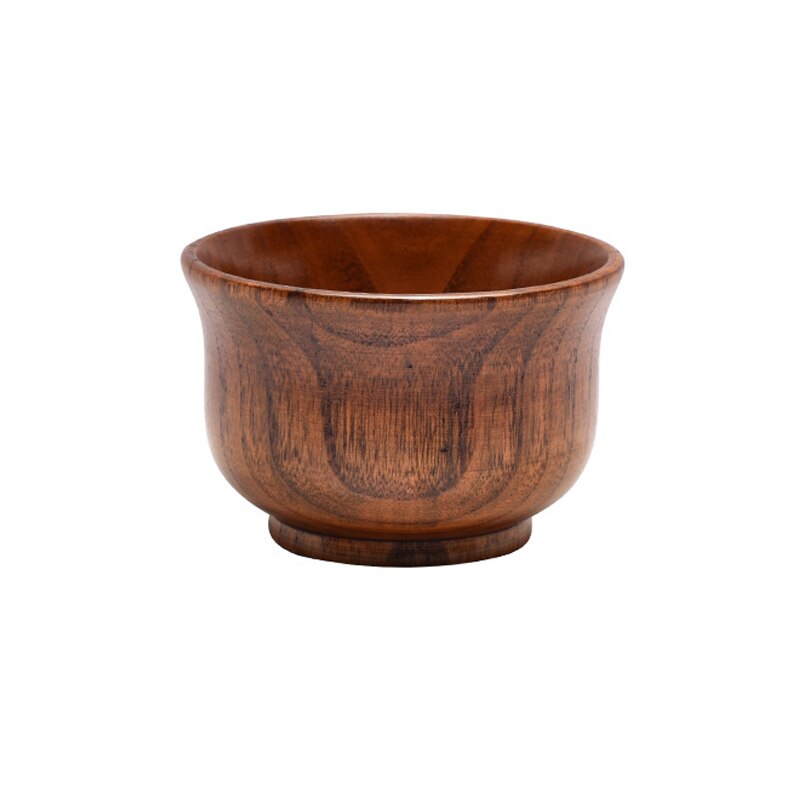 Bol decorativ, LLWL, Lemn, 9 x 6 cm, Maro