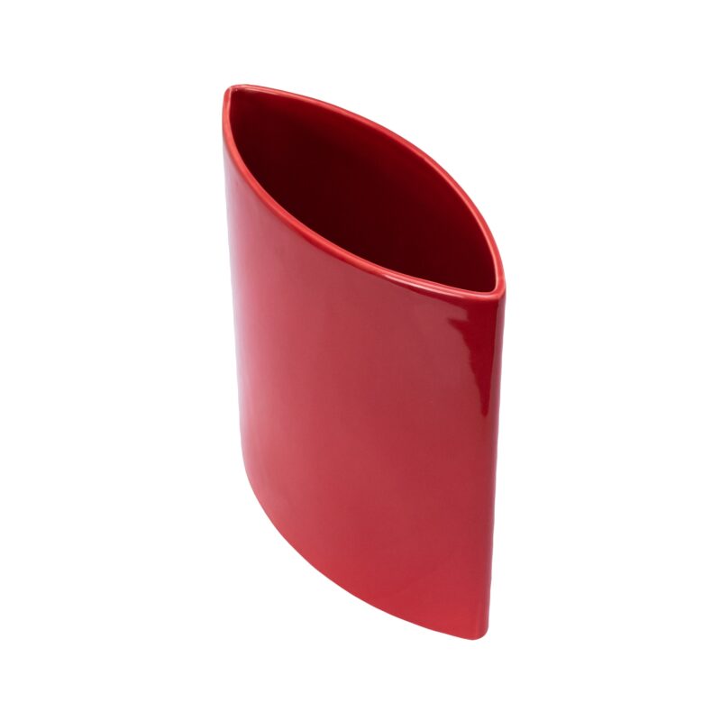 Vaza, Cesiro, 20 x 13 x 20 cm, Rosu