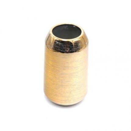 Vaza decorativa din ceramica, 19.5x12 cm auriu M1