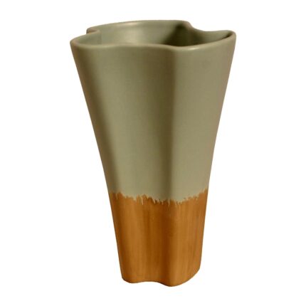 Vaza ceramica, model Mint, ClassGifts, 16x25.5cm, Made in Portugal