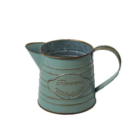 Set de 4 vaze decorative, QttvbTna, Fier, Verde, 22x12x10cm