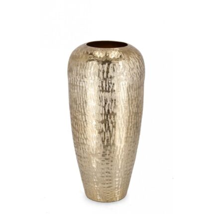 Vaza flori aluminiu auriu Svas 19x39.5 cm