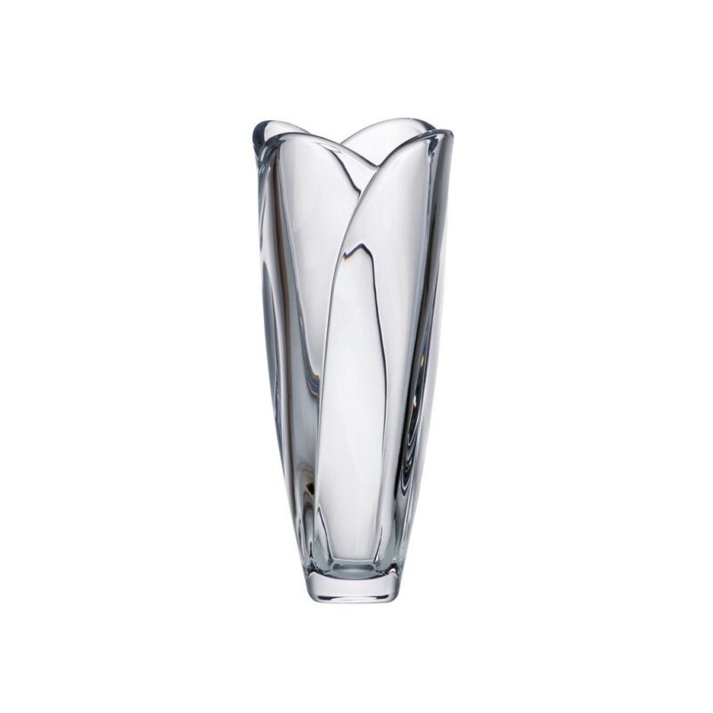 Vaza, Bohemia, Cristal, 30.5 cm, Transparent