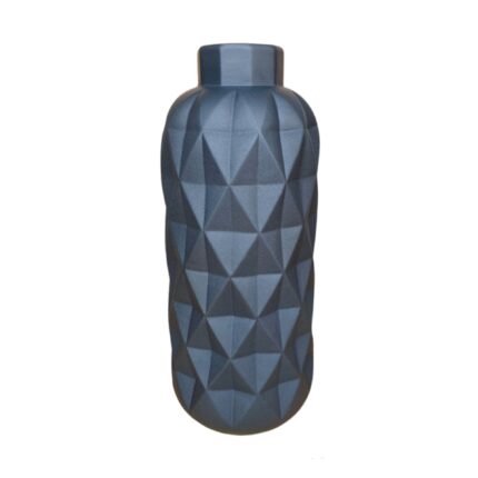 Vaza de podea Molli Muar, ceramica, negru, design modern, inaltimea 63 cm, dimetrul 29 cm