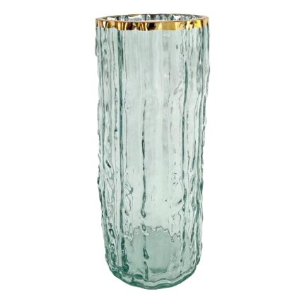 Vaza decorativa pentru flori din sticla "Sarah" 23, 5х9, transparent