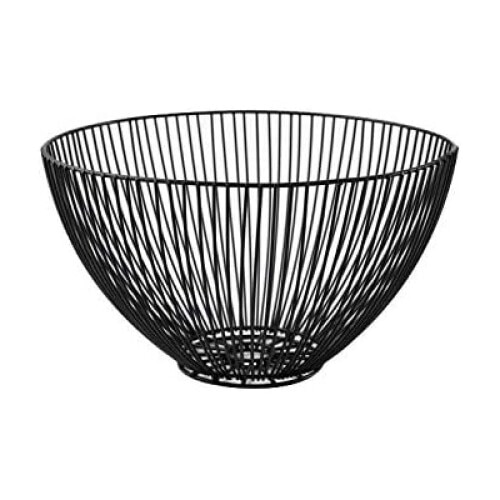 Bol fructe Cozevdnt, metal negru, handmade, pentru bucatarie/living