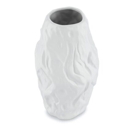 Vaza decorativa Louis, 29x16 cm, Ceramica, Alb
