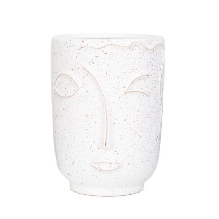 Vaza decorativa MUKA din ceramica 11.5x11.5x15.5 cm HOMLA