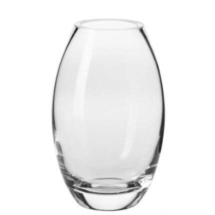Vaza inalta, Krosno, Sticla Cristalina, 30 x 18 cm, Transparent