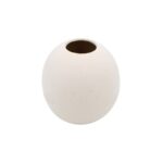 Vaza bej decorativa portelan 12x12 cm